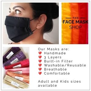 Face Masks - 3 Layer with built in filter